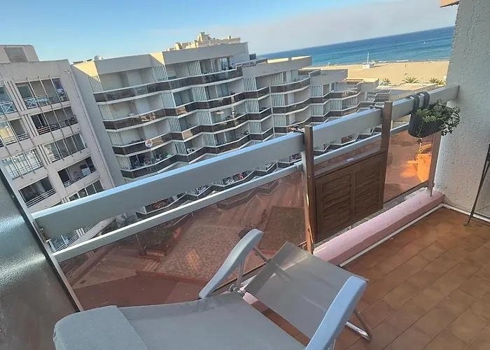 Apartamento Clevacances 2 Etoiles - Pour 2 Personnes - Vue Plage, Et Clim Canet-en-Roussillon