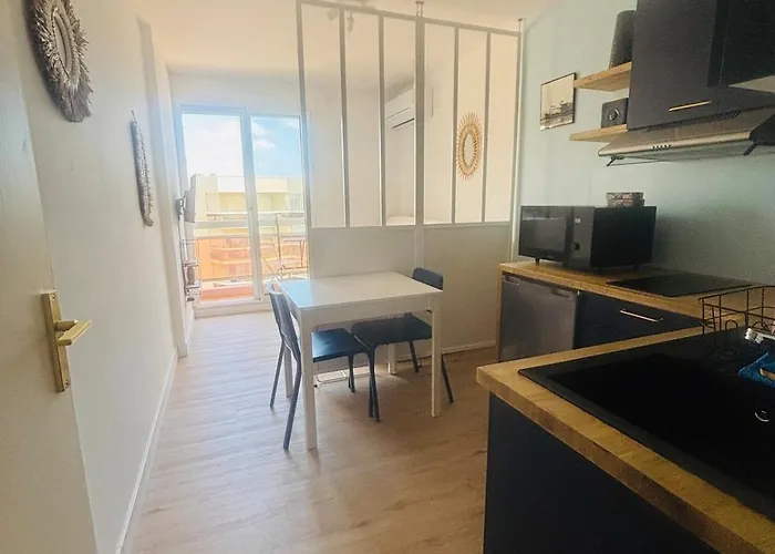 Clevacances 2 Etoiles - Pour 2 Personnes - Vue Plage, Et Clim Apartamento